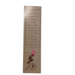 New Flower Bookmark